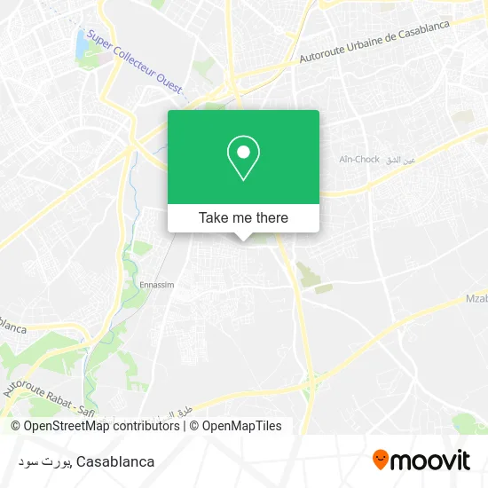 بورت سود map