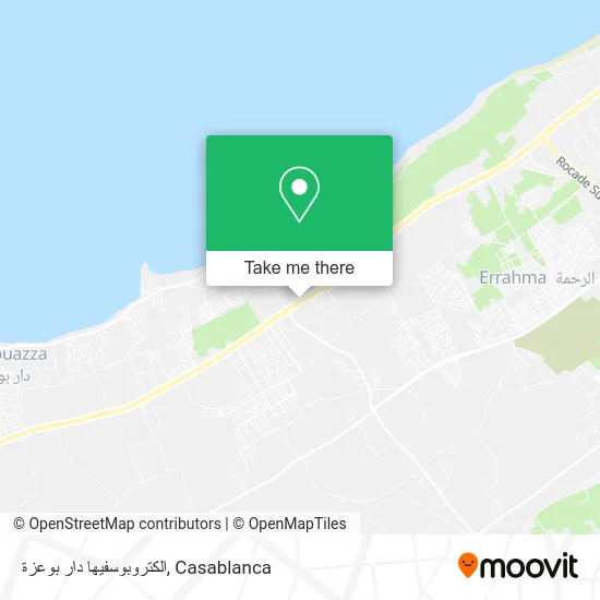 الكتروبوسفيها دار بوعزة map