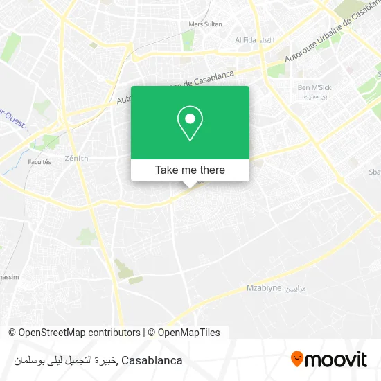 خبيرة التجميل ليلى بوسلمان map