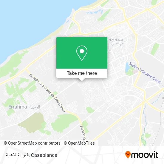 الغريبة الذهبية map