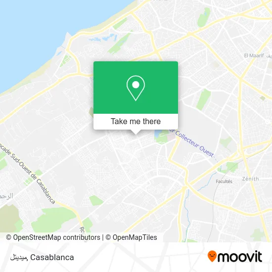 ميديتل map