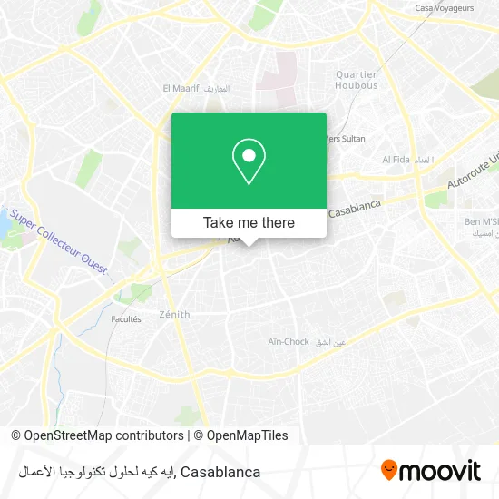 ايه كيه لحلول تكنولوجيا الأعمال map