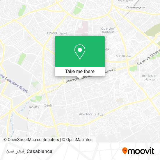 الدهار ايمان map