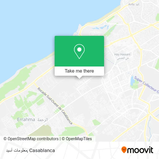 معلومات أسيد map