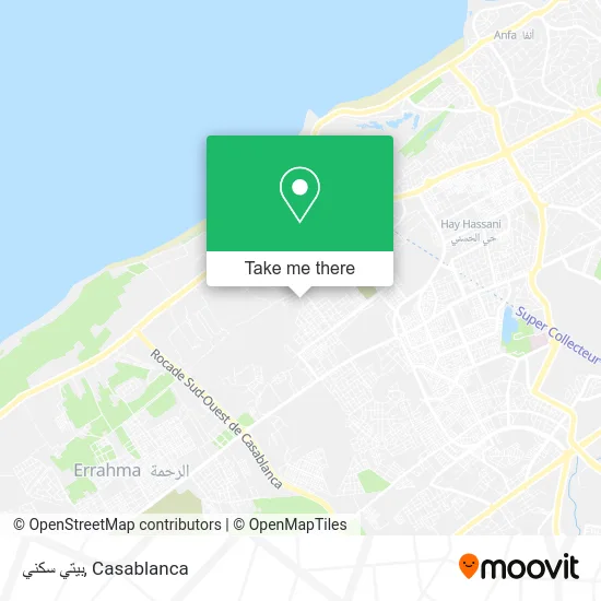 بيتي سكني map
