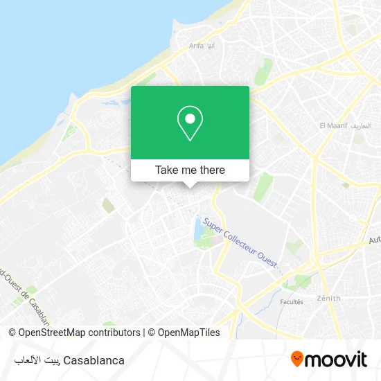 بيت الألعاب map