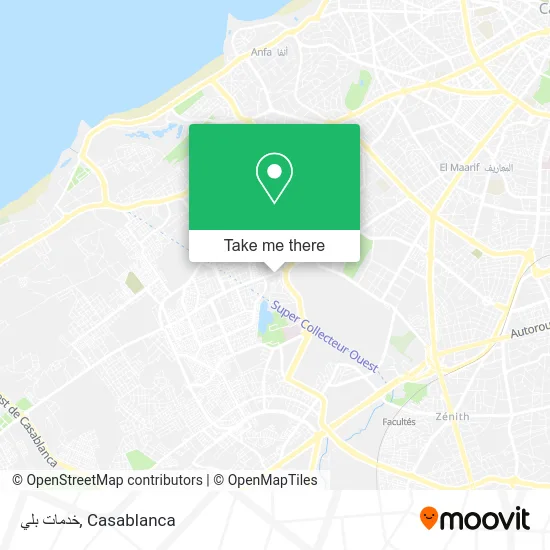 خدمات بلي map
