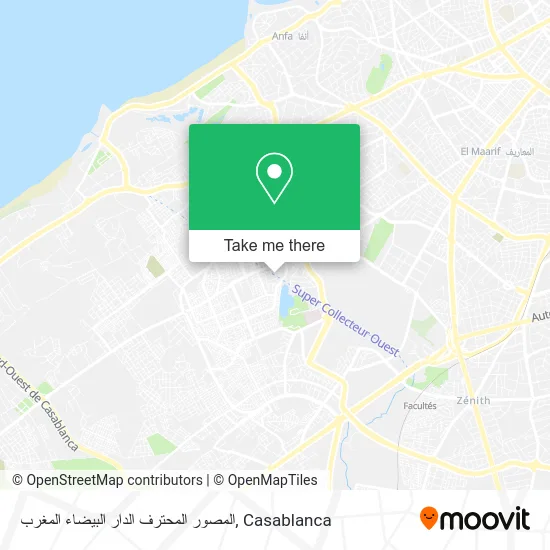 المصور المحترف الدار البيضاء المغرب map