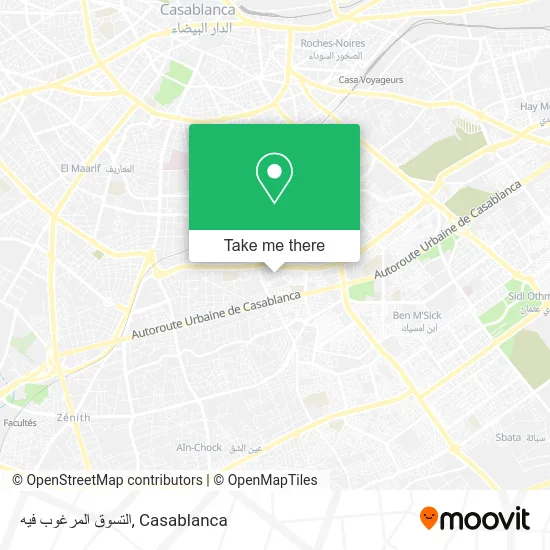 التسوق المرغوب فيه map