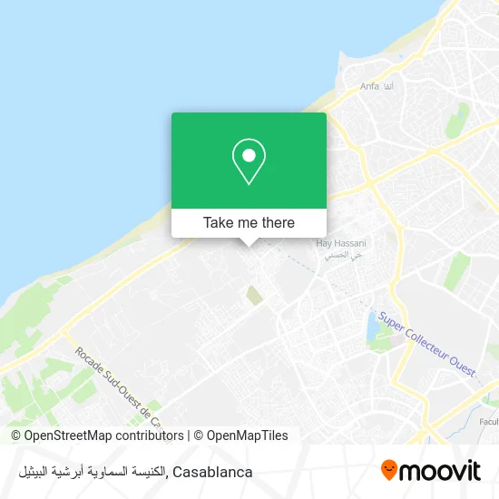 الكنيسة السماوية أبرشية البيثيل map