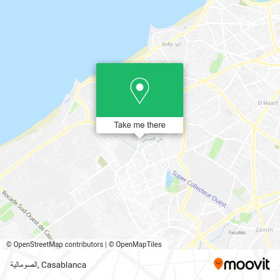 الصومالية map
