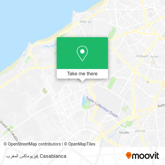 فيزيوماكس المغرب map