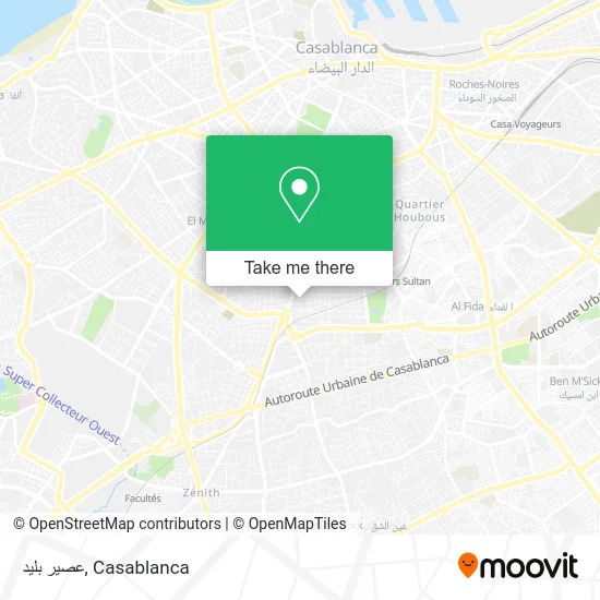 عصير بليد map