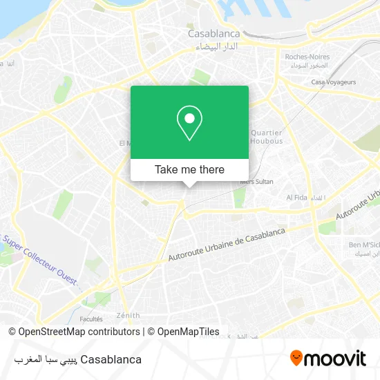 بيبي سبا المغرب map