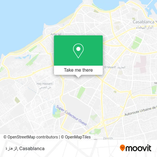الزهارة map