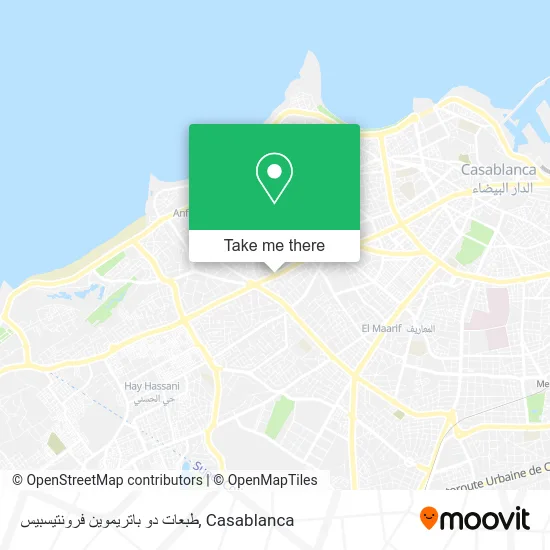 طبعات دو باتريموين فرونتيسبيس map