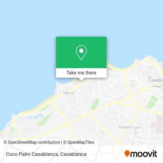 Coco Palm Casablanca map