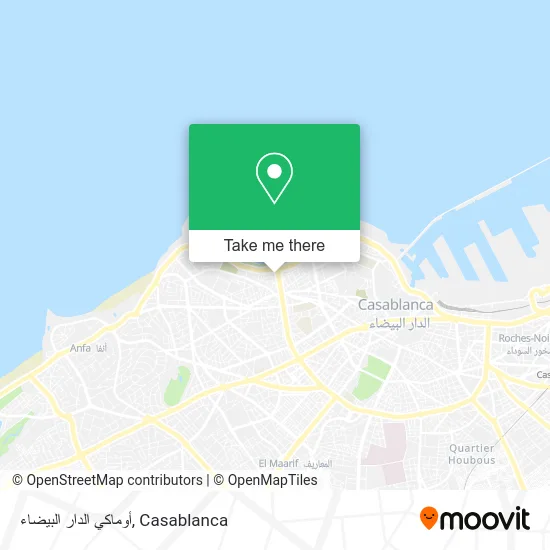 أوماكي الدار البيضاء map