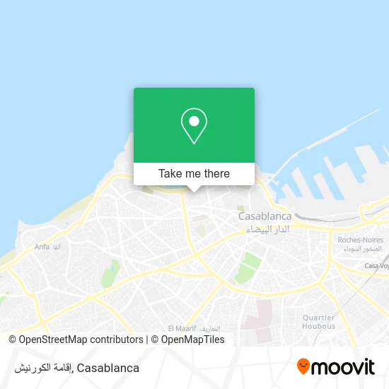 إقامة الكورنيش map