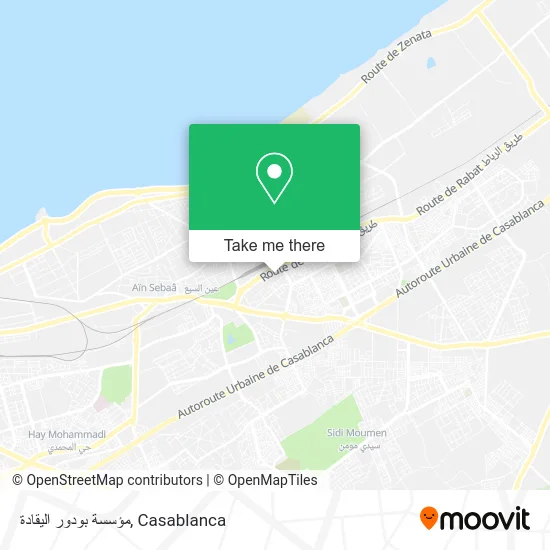مؤسسة بودور اليقادة map