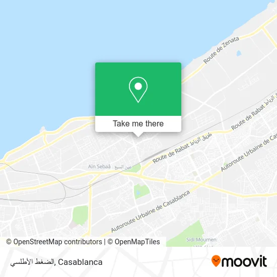 الضغط الأطلسي map