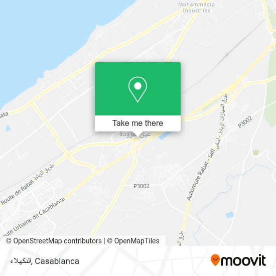 النكهلاء map