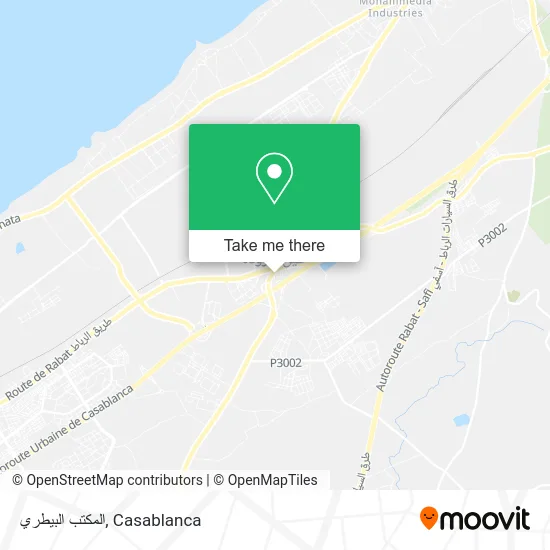 المكتب البيطري map