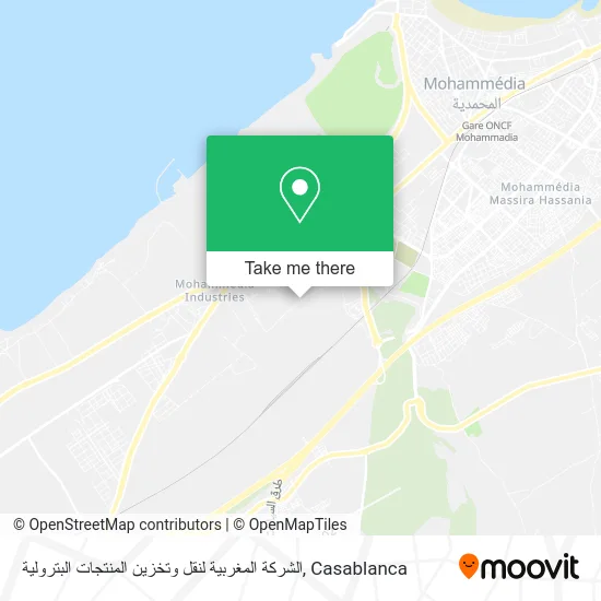 الشركة المغربية لنقل وتخزين المنتجات البترولية map