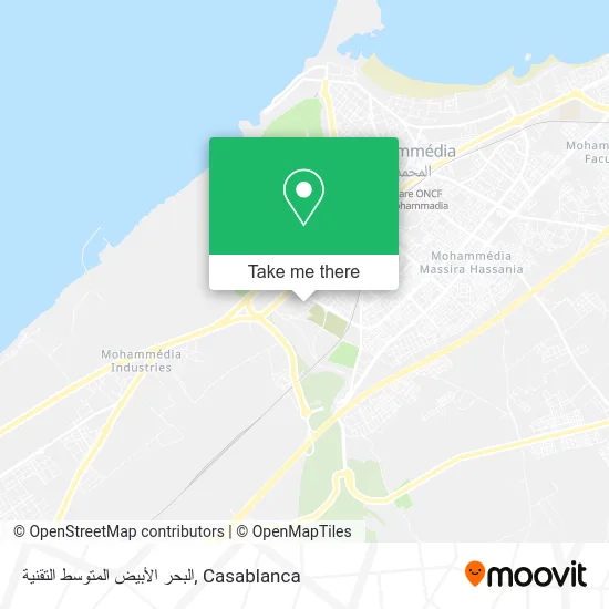 البحر الأبيض المتوسط التقنية map