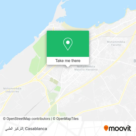 التركيز الطبي map