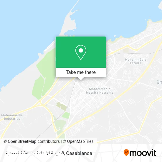 المدرسة الابتدائية ابن عطية المحمدية map