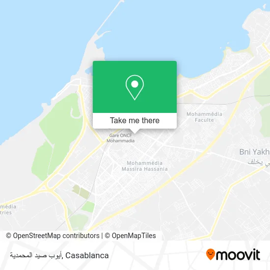 أيوب صيد المحمدية map