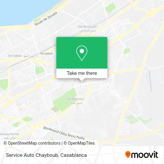 Service Auto Chayboub map