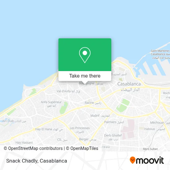 Snack Chadly map