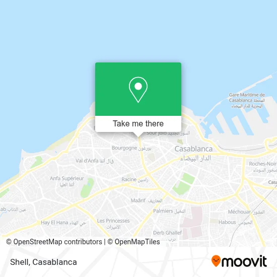 Shell map