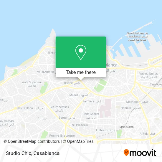 Studio Chic map