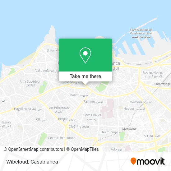 Wibcloud map