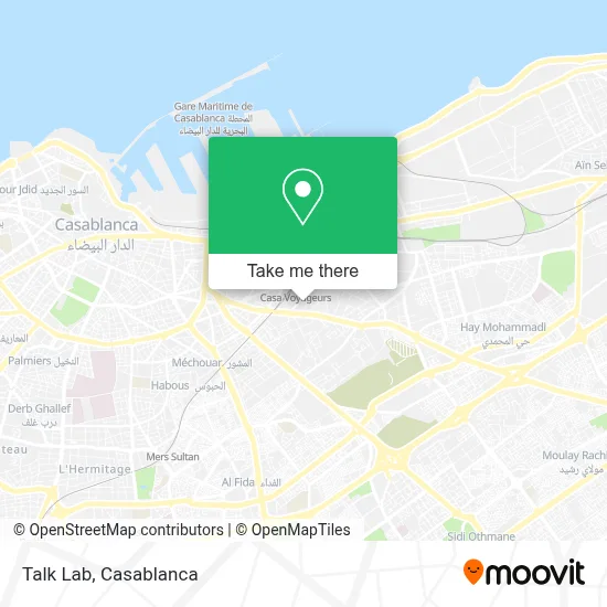 Talk Lab map
