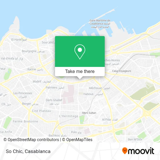 So Chic map