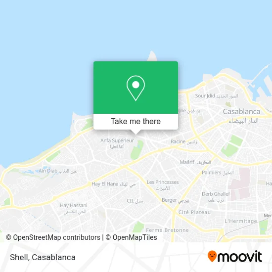 Shell map