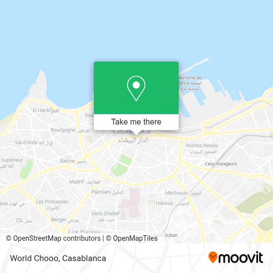 World Chooo map