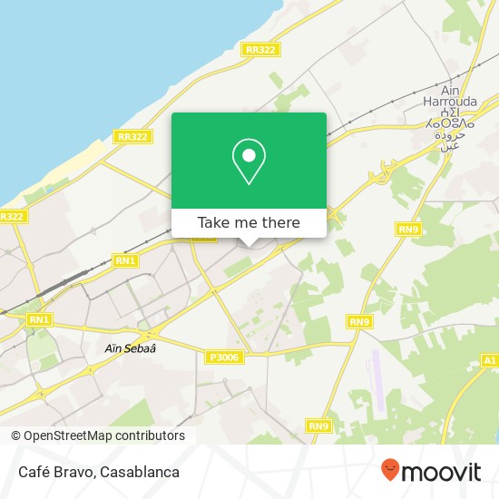 Café Bravo map