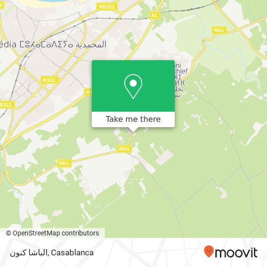 الباشا كنون map