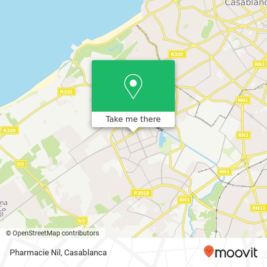 Pharmacie Nil map