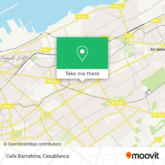 Cafe Barcelona map