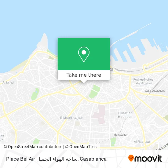 Place Bel Air ساحة الهواء الجميل map