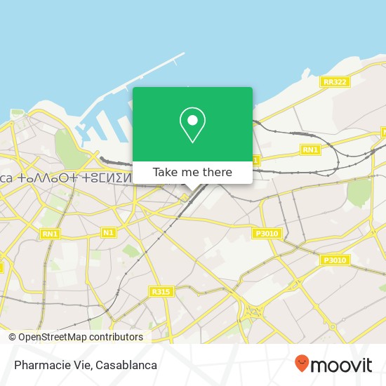 Pharmacie Vie map