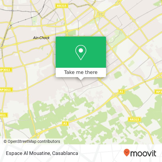 Espace Al Mouatine map