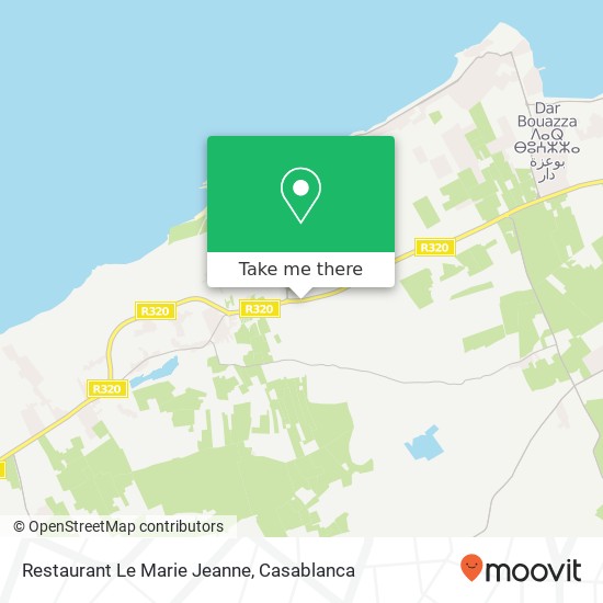 Restaurant Le Marie Jeanne map