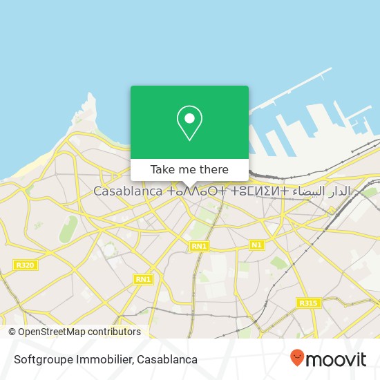 Softgroupe Immobilier map